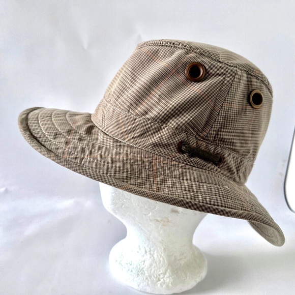 Tilley Accessories The Plaid Tilley Hat Sz 7 4 Vented T5cn Green